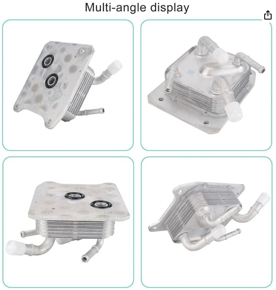 CVT auxiliary cooler installation