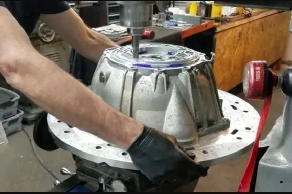 Remanufactured 6L80E bell housing and stator assembly