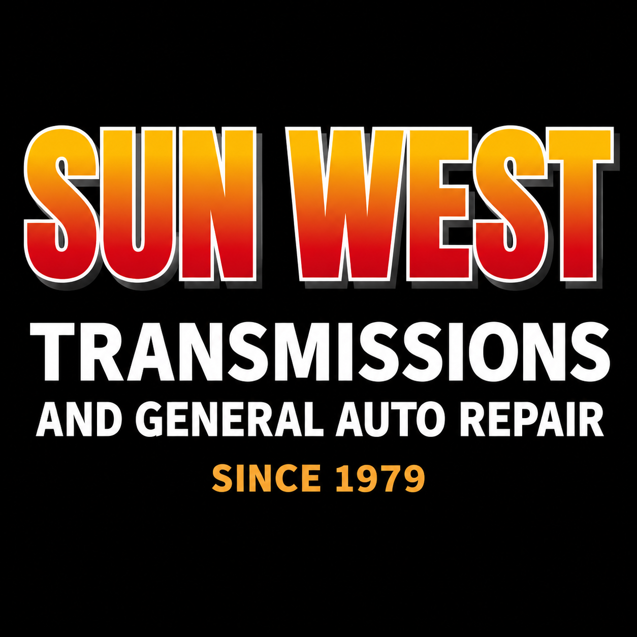 Sun West Transmissions and General Auto Repair logo